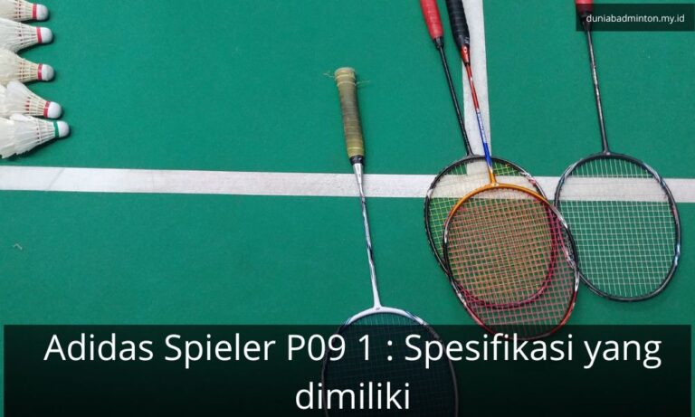 Adidas Spieler P09 1 : Spesifikasi yang dimiliki